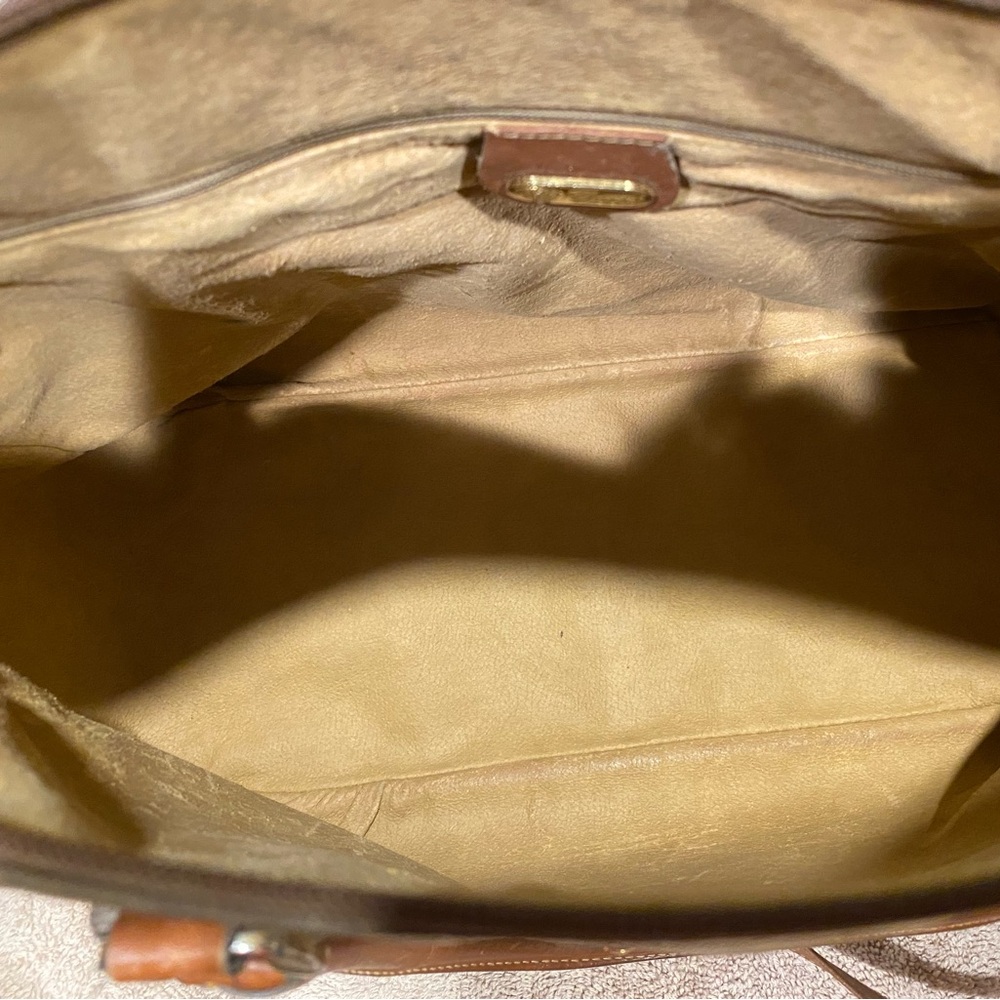 Vintage Gucci Monogram Handbag Crossbody With Shoulder Strap - Picture 15 of 16